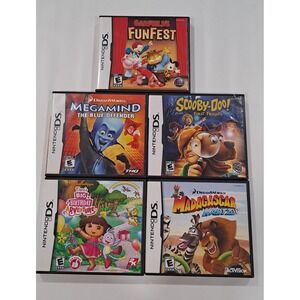 Lot Of 5 Nintendo DS Games With Manuals  Free Shipping